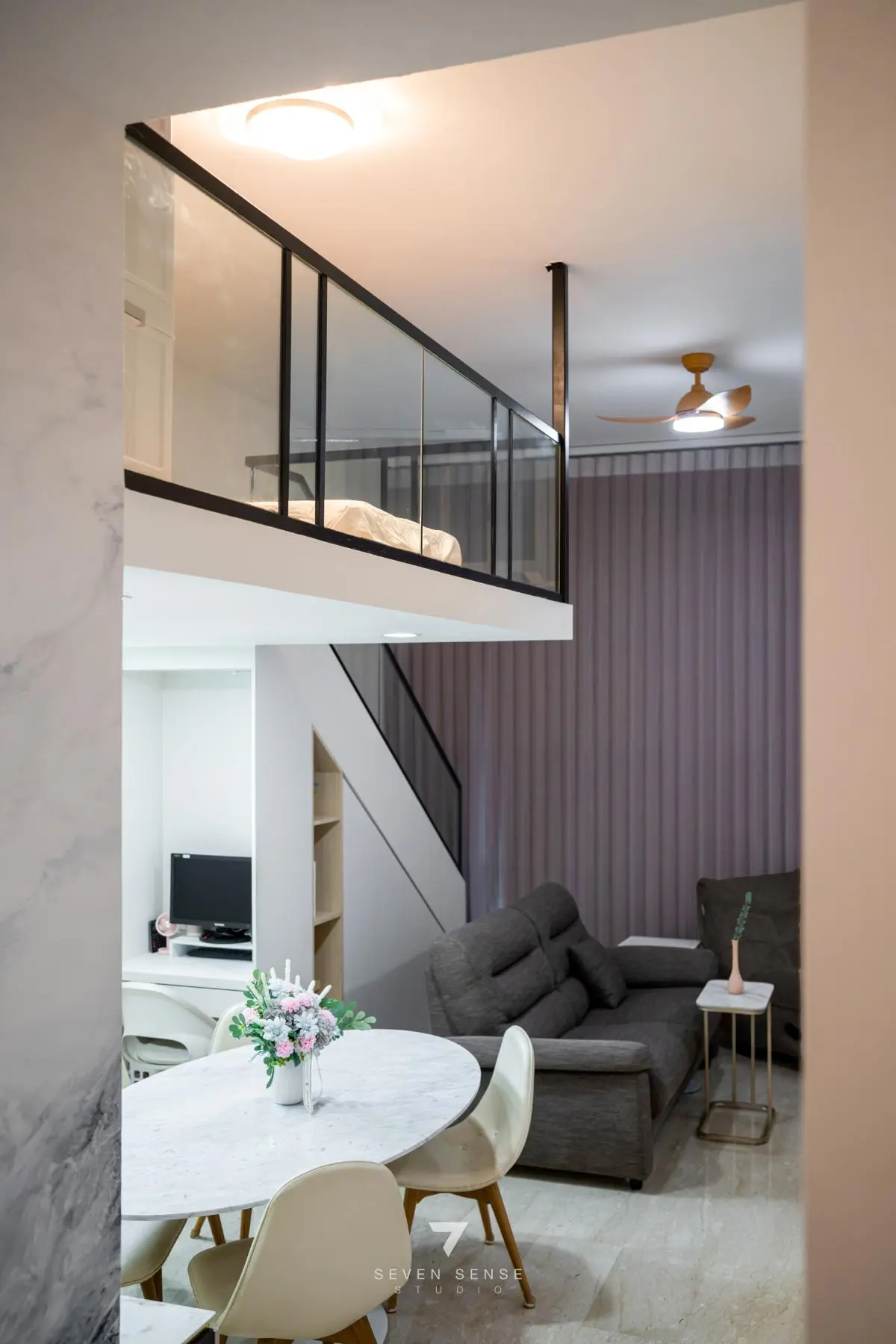 7 Sense Studio — Hazel Park Condo — Master Bedroom