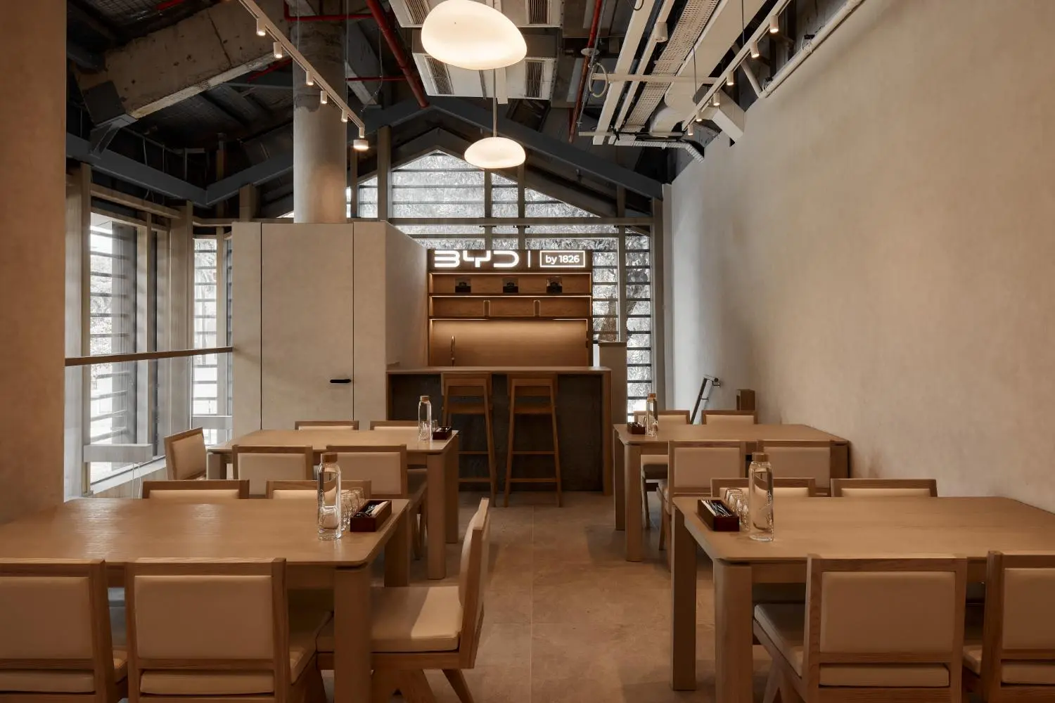 BYD café — counter or service area