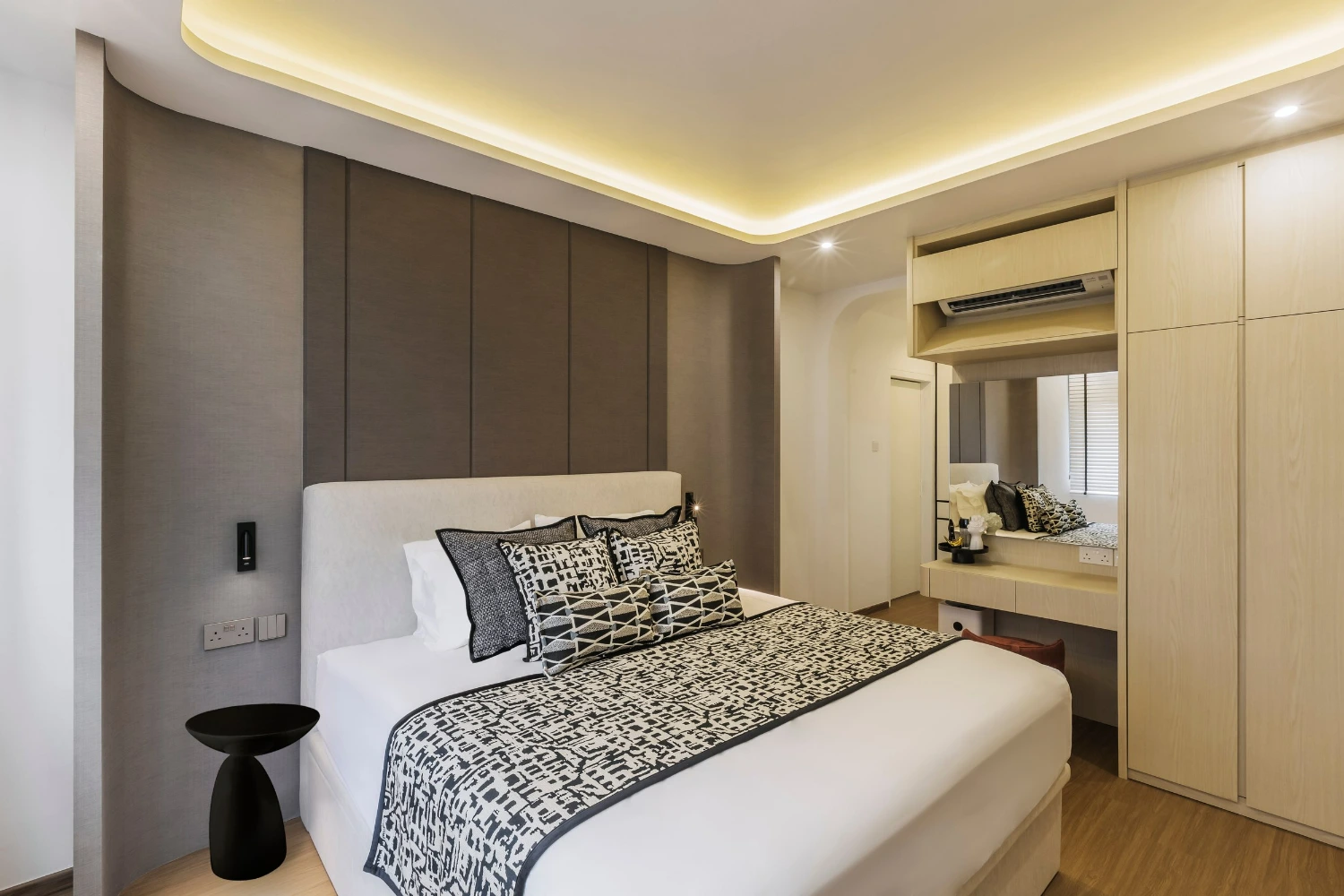 Sims Residences master bedroom