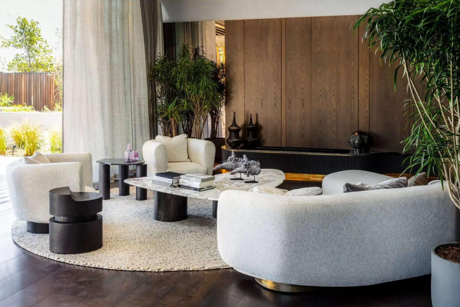 OKHA South Villa — formal lounge with debut Repose sofa