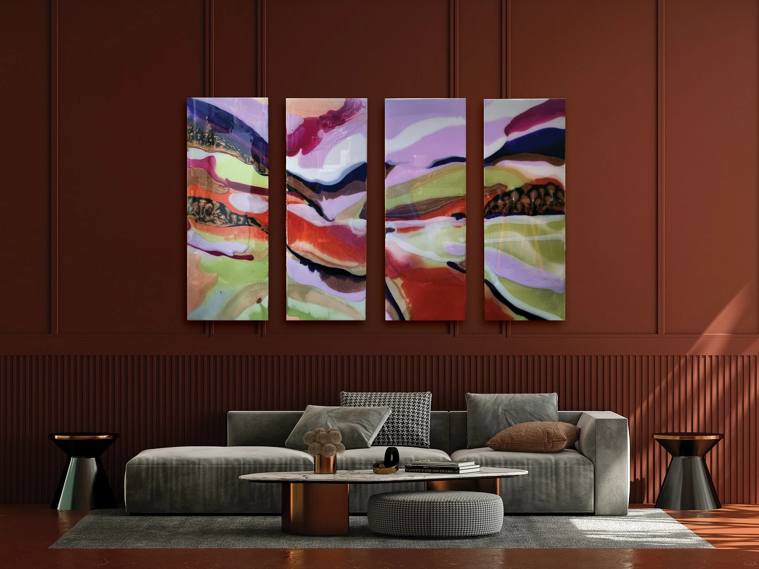 Arcadia Quadriptych — Olivia Collins
