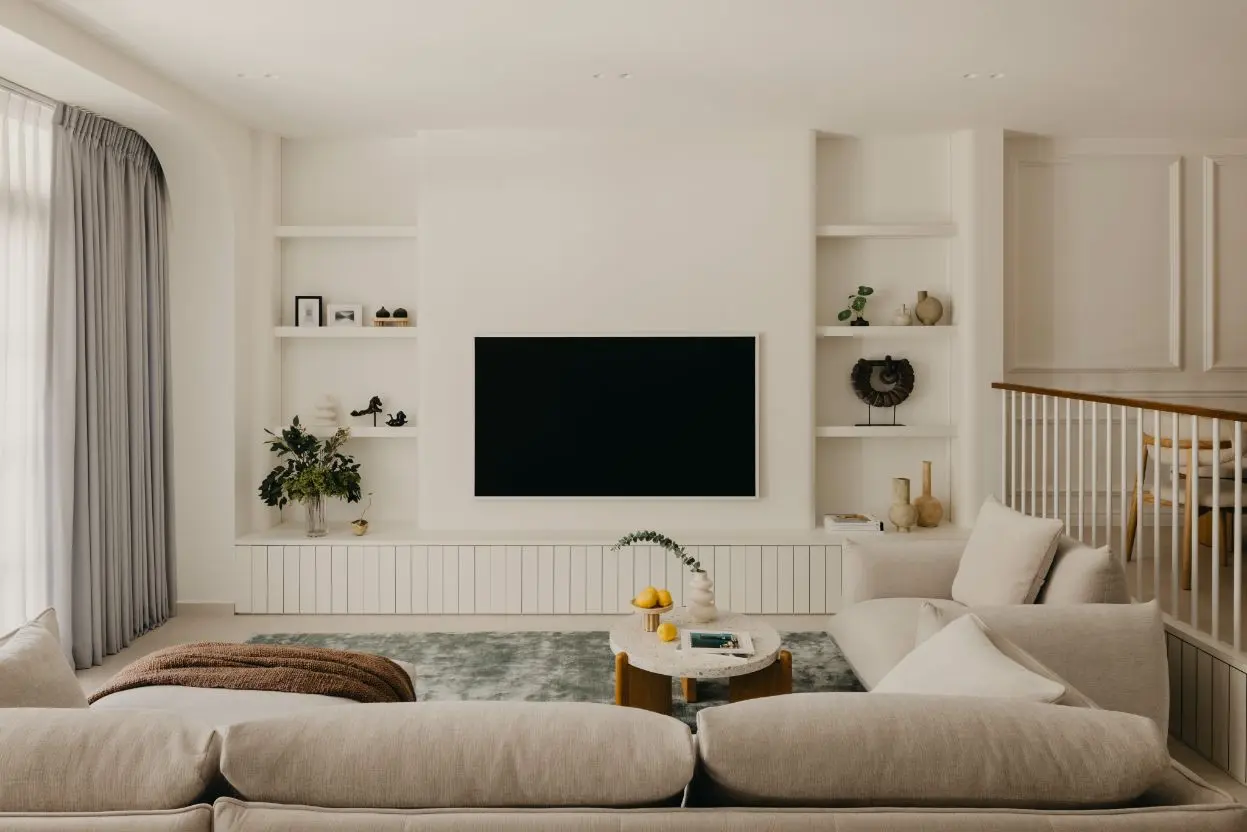 Creative Confluence at Lorong Mydin by Rubiks Studio — main living area