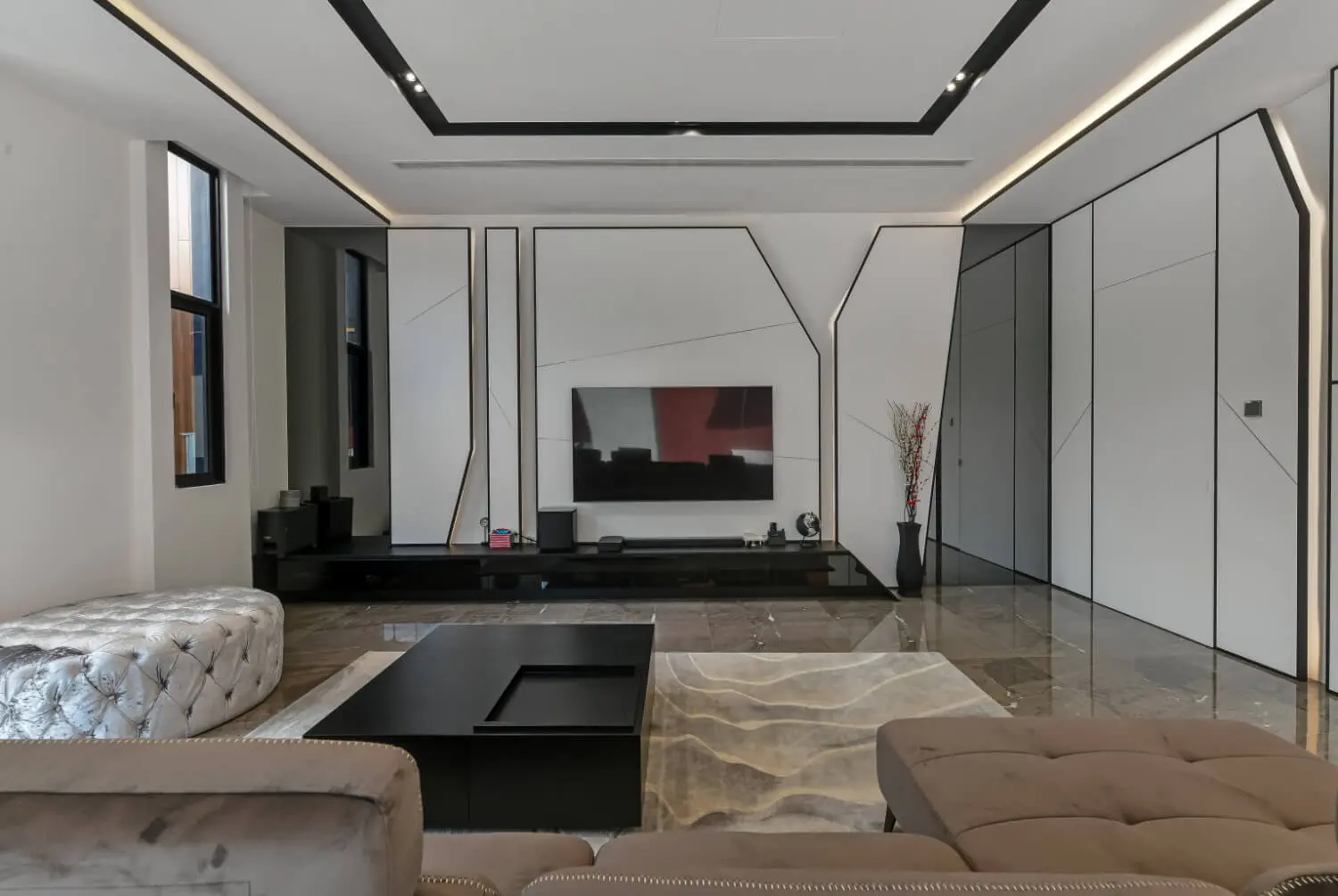 69A Lengkong Ampat — feature garden and triple-volume wall