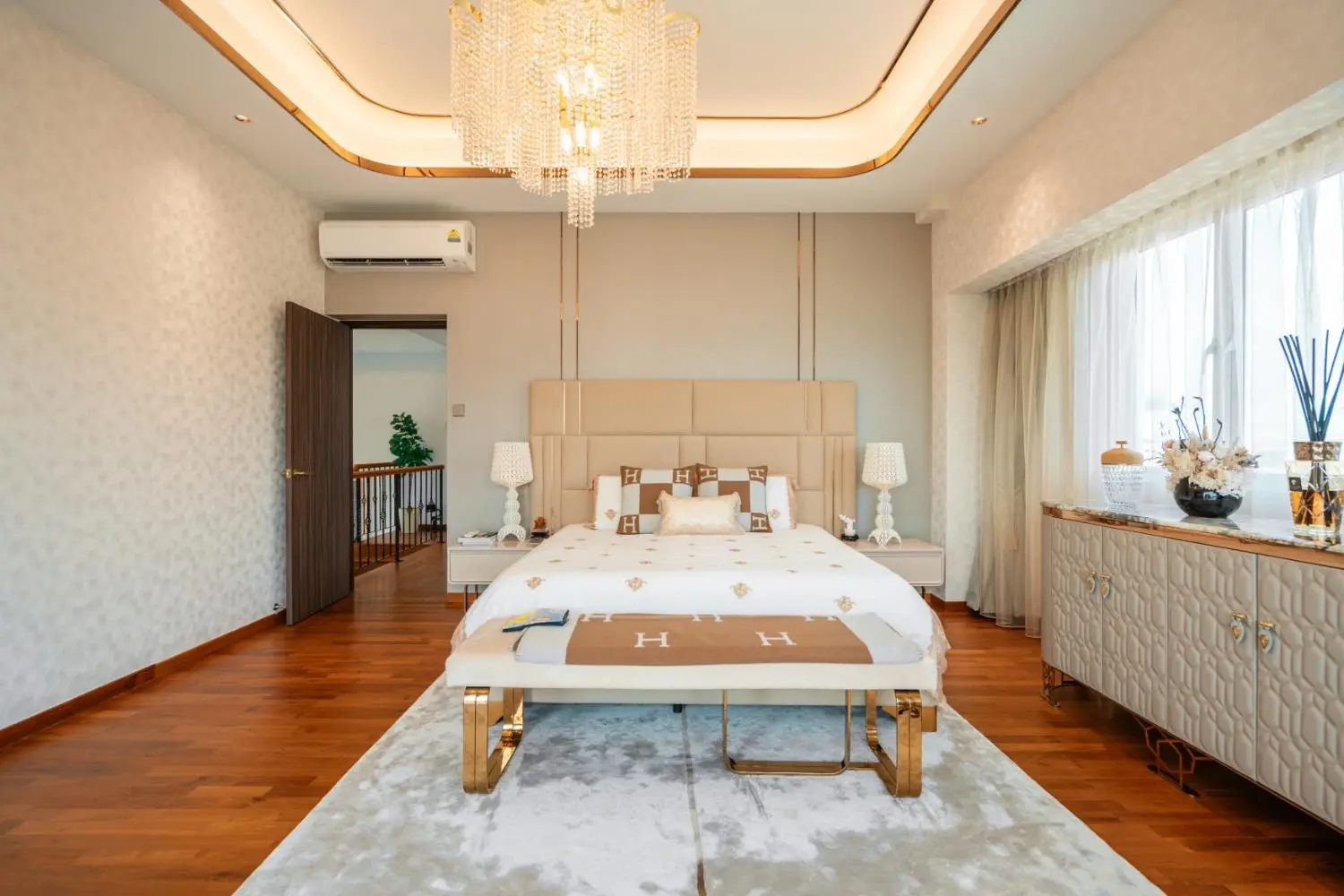 Project J Studio — master bedroom with neutral tones