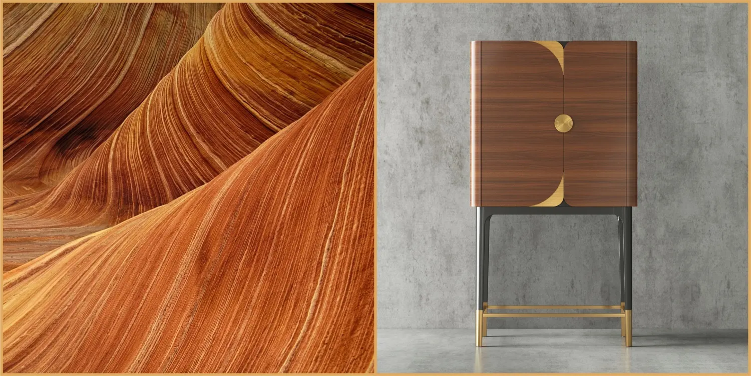 CARVA Bar Cabinet by Marano Furniture
