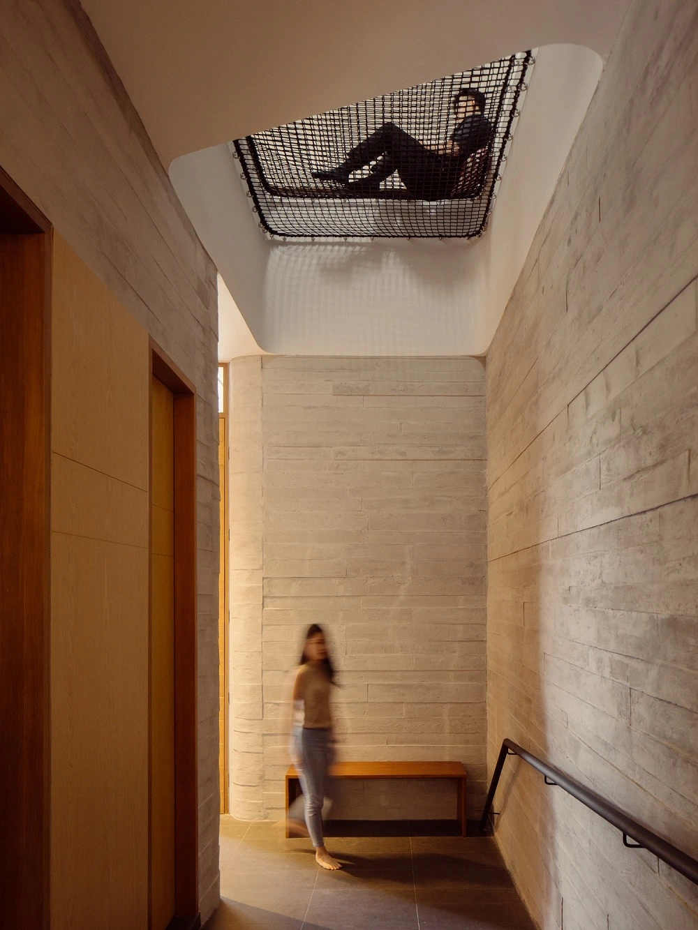 Strata House interior louvres