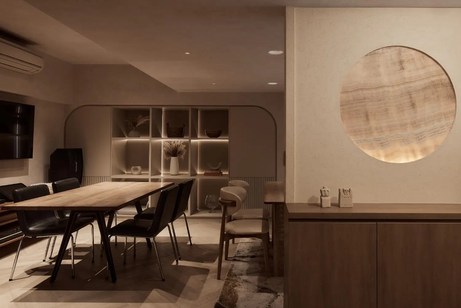 Le Interior Affairs Showroom — second floor Wabi-Sabi zone