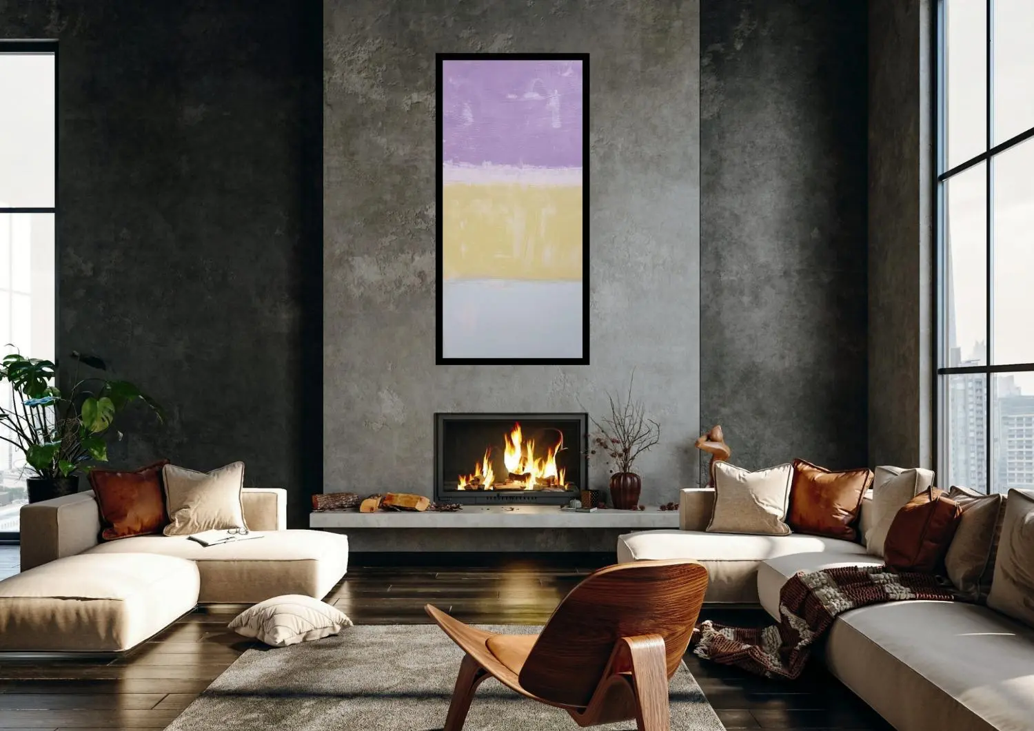 Olivia Collins — Genesis (2024) in situ. 1540mm x 8400mm