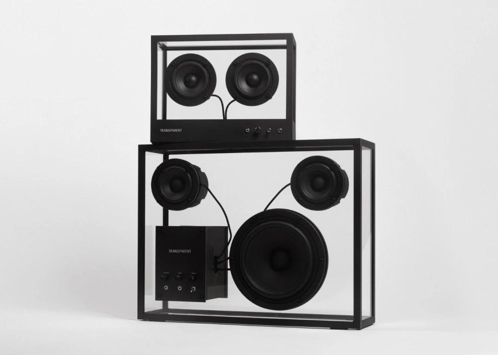 Transparent Black Speaker