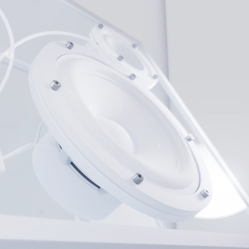 Transparent Speaker detail